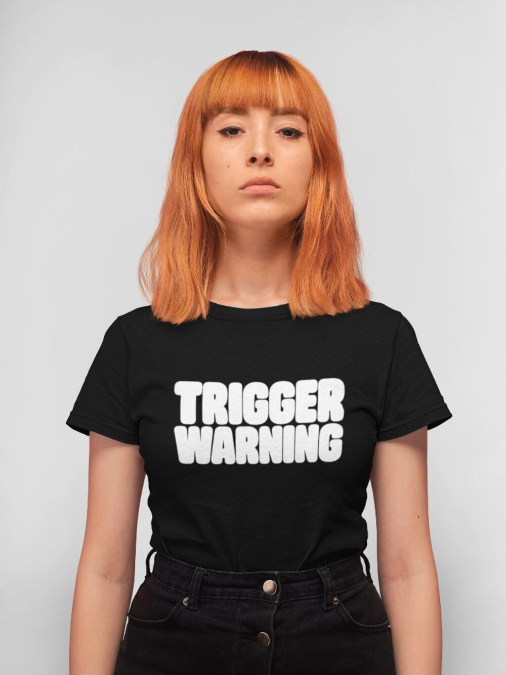 Trigger Warning Shirt, Distressed Graphic Tee, Funny Statement Shirt